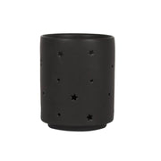 Small Black Triple Moon Cut Out Tealight Candle Holder - DD Music Geek