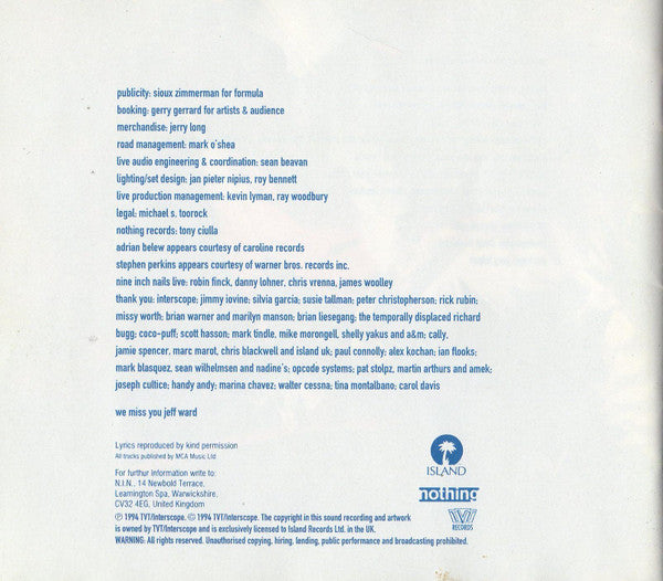 Nine Inch Nails - The Downward Spiral - Image 33