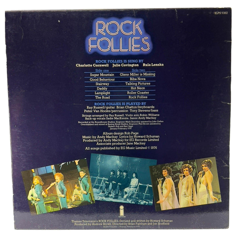 Charlotte Cornwell, Julie Covington And Rula Lenska: Rock Follies [Preowned Vinyl] VG+/VG - DD Music Geek
