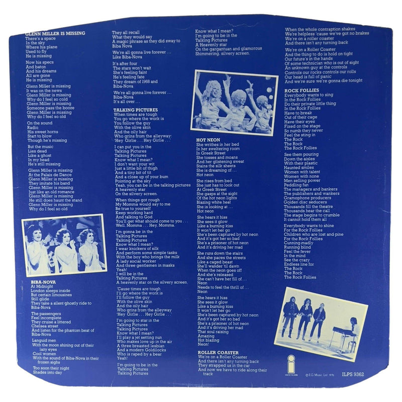 Charlotte Cornwell, Julie Covington And Rula Lenska: Rock Follies [Preowned Vinyl] VG+/VG - DD Music Geek