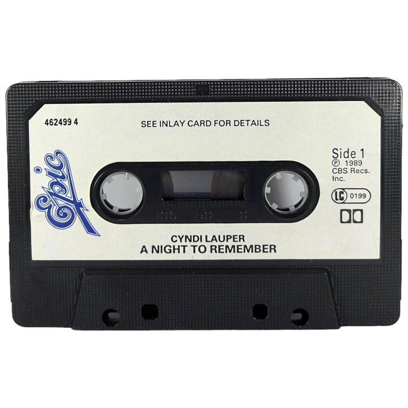 Cyndi Lauper: A Night To Remember [Preowned Cassette] VG+/VG+ - DD Music Geek
