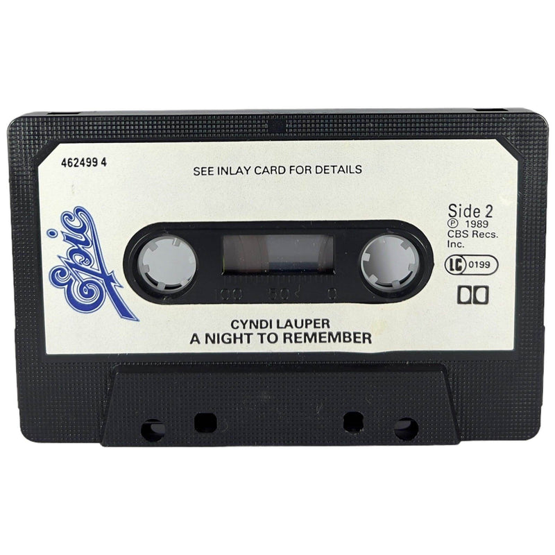 Cyndi Lauper: A Night To Remember [Preowned Cassette] VG+/VG+ - DD Music Geek