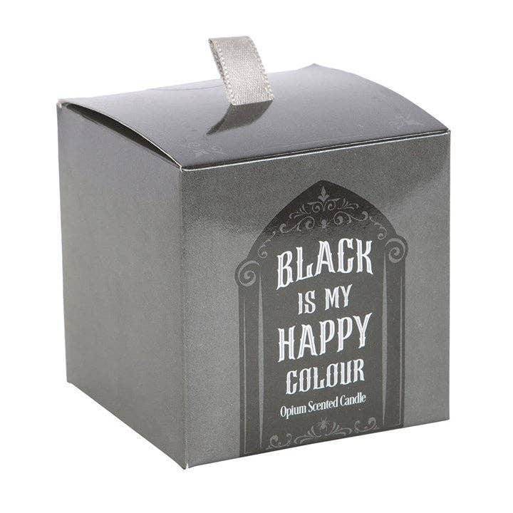 Gothic Black is My Happy Colour Opium Candle - DD Music Geek