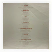 DD Music Geek 1977 David Bowie Low vinyl LP paper insert with detailed track credits and musician information