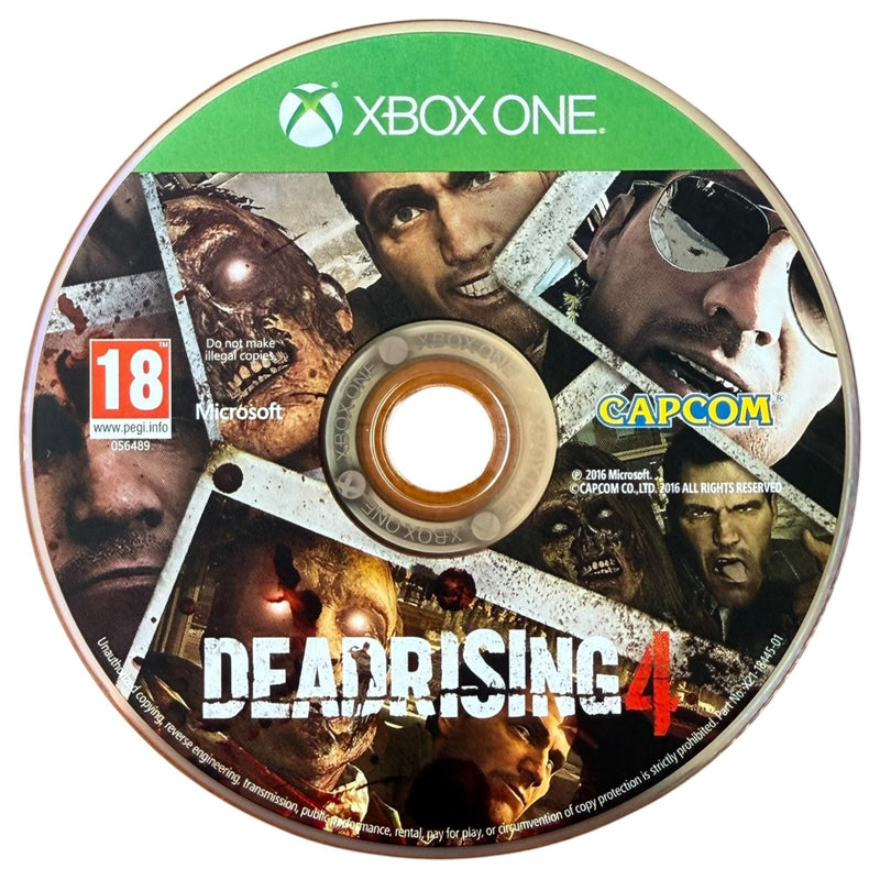 DD Music Geek - Preowned Xbox One game disc for Dead Rising 4, featuring zombie and survivor artwork.