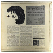 Keely Smith Sings The Lennon-McCartney Songbook vinyl record album cover. Features a black and white illustration of Keely Smith's face.