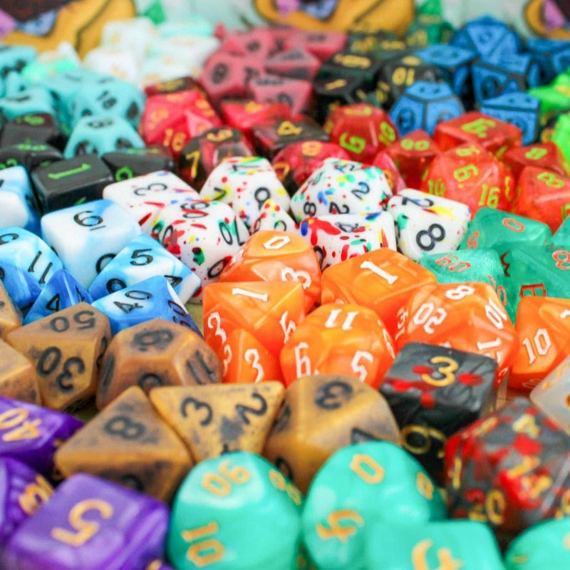 Mystery DnD Dice, over 200 unique sets!: 1x Pack / Full Set Mystery Bag - DD Music Geek