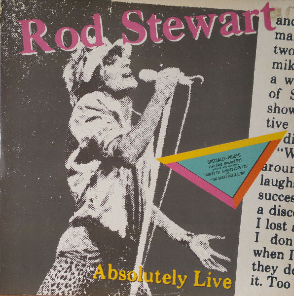 Rod Stewart - Absolutely Live - Vinyl LP - Preowned