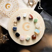 Astrology Wheel Zodiac Crystal Grid Set - DD Music Geek
