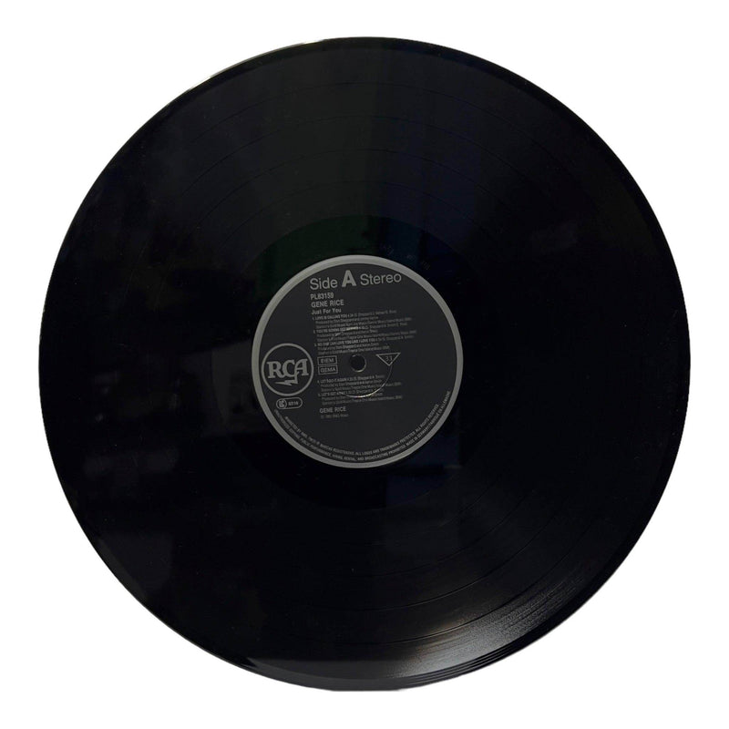 Gene Rice: Just For You [Preowned Vinyl] VG+/VG+ - DD Music Geek