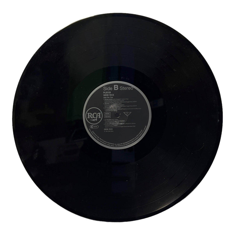 Gene Rice: Just For You [Preowned Vinyl] VG+/VG+ - DD Music Geek