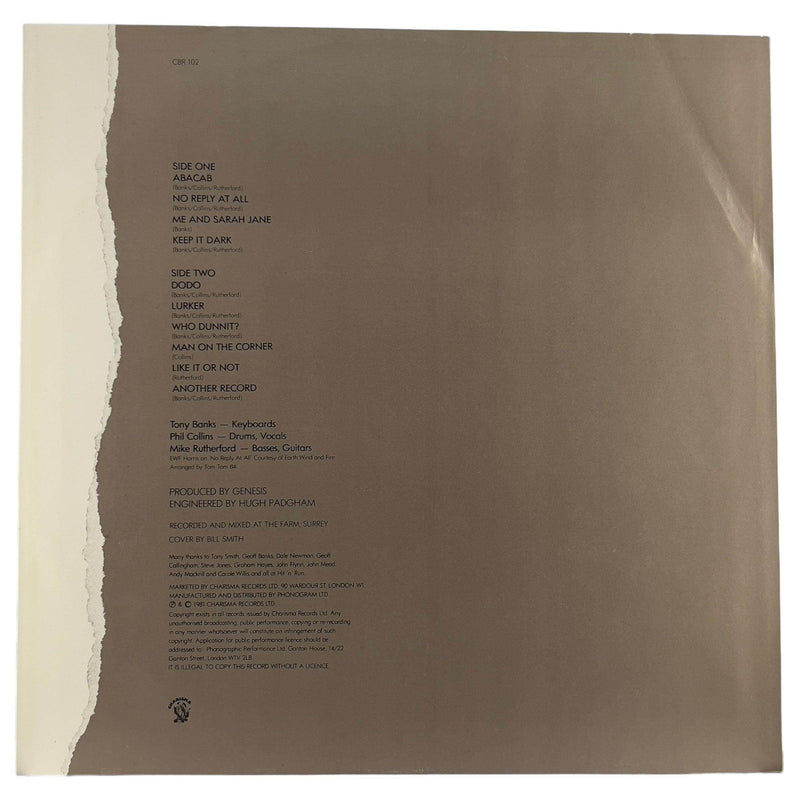 Genesis: Abacab [Preowned Vinyl] VG+/VG+ - DD Music Geek