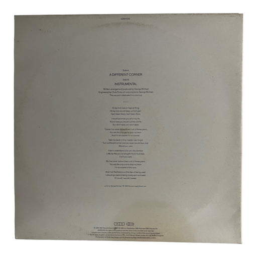 George Michael: A Different Corner 12" [Preowned Vinyl] VG+/VG - DD Music Geek