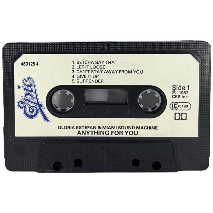 Gloria Estefan And Miami Sound Machine: Anything For You [Preowned Cassette] VG+/VG+ - DD Music Geek