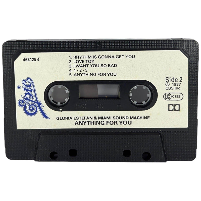 Gloria Estefan And Miami Sound Machine: Anything For You [Preowned Cassette] VG+/VG+ - DD Music Geek