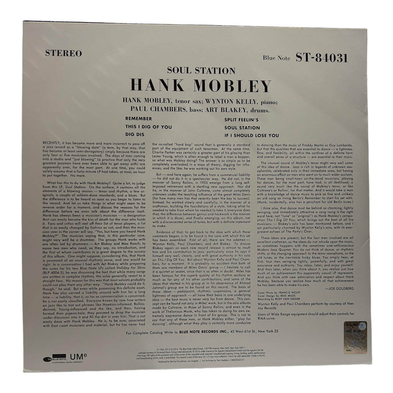 Hank Mobley: Soul Station [Preowned VINYL] M-/M- - DD Music Geek