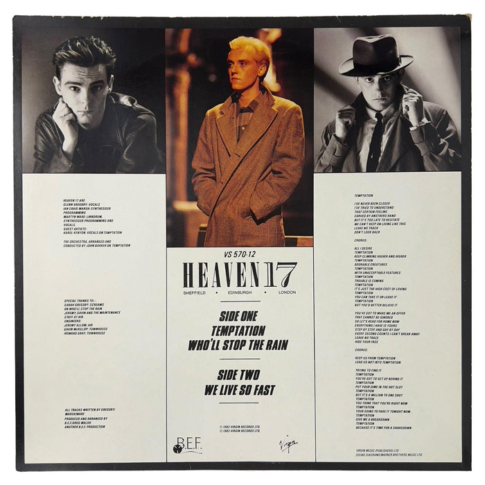 Heaven 17: Temptation (Special Dance Mixes) 12" [Preowned Vinyl] VG+/VG+ - DD Music Geek