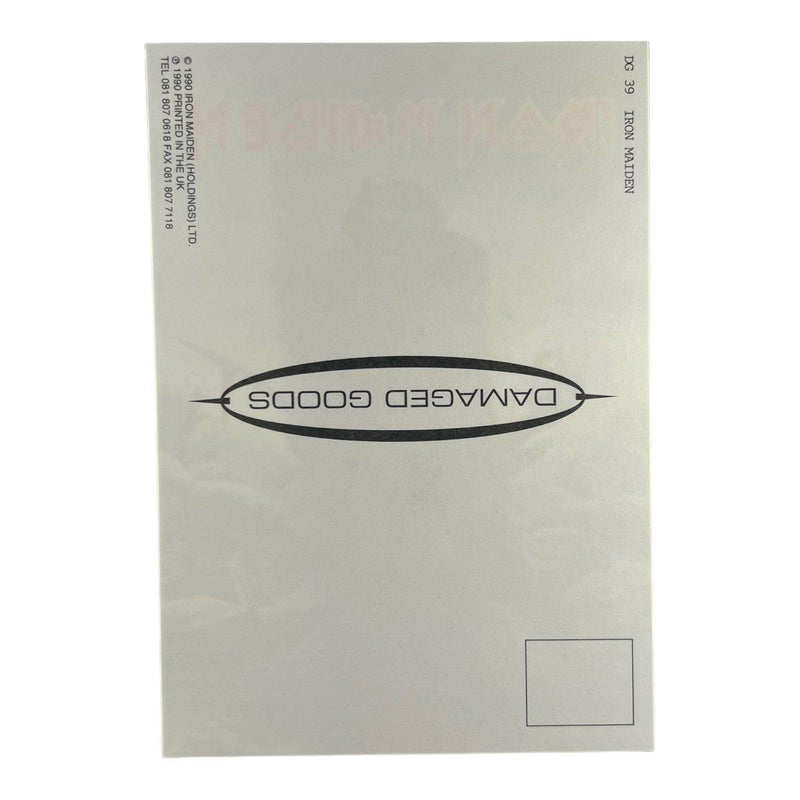 Iron Maiden: DG 39 Iron Maiden Post Card - DD Music Geek