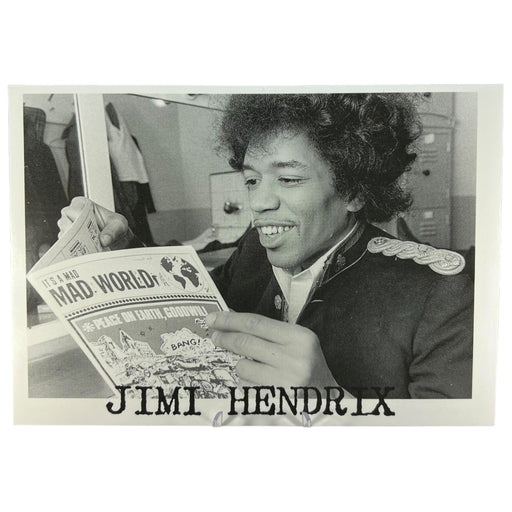 Jimi Hendrix Post Card - DD Music Geek