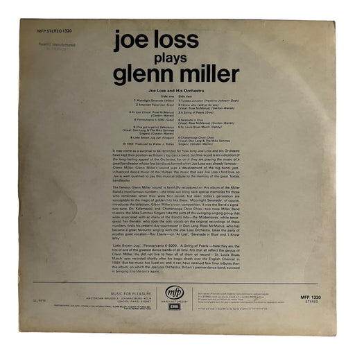 Joe Loss & His Orchestra: Joe Loss Plays Glenn Miller [Preowned Vinyl] VG+/VG - DD Music Geek