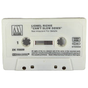 Lionel Richie: Can't Slow Down [Preowned Cassette] VG+/VG+ - DD Music Geek