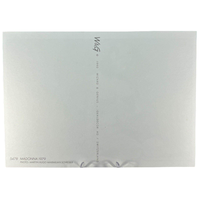 Madonna 1979 (W&G Wizard & Genius) Post Card - DD Music Geek