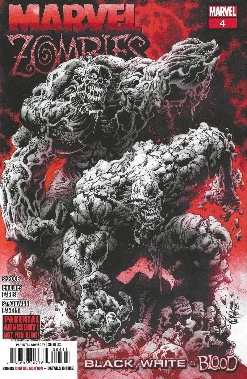 MARVEL ZOMBIES BLACK WHITE BLOOD #4 - DD Music Geek