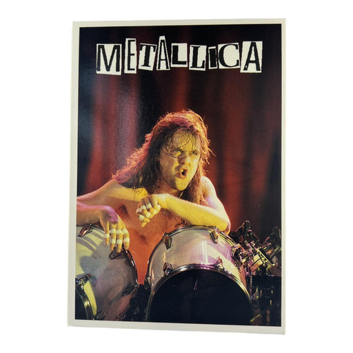 Metallica: Lars Ulrich DG 32 Metallica Post Card - DD Music Geek