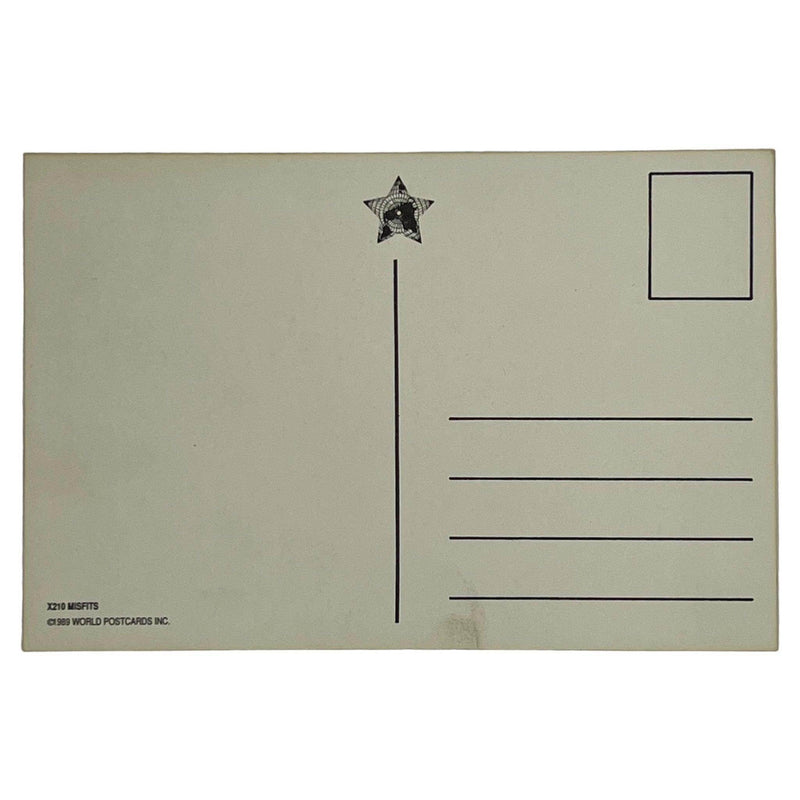 Misfits 1989 World Postcards Post Card - DD Music Geek