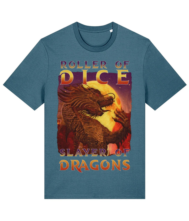 Slayer Of Dragons - RPG - Unisex T-Shirt - DD Music Geek