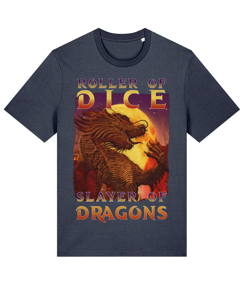Slayer Of Dragons - RPG - Unisex T-Shirt - DD Music Geek