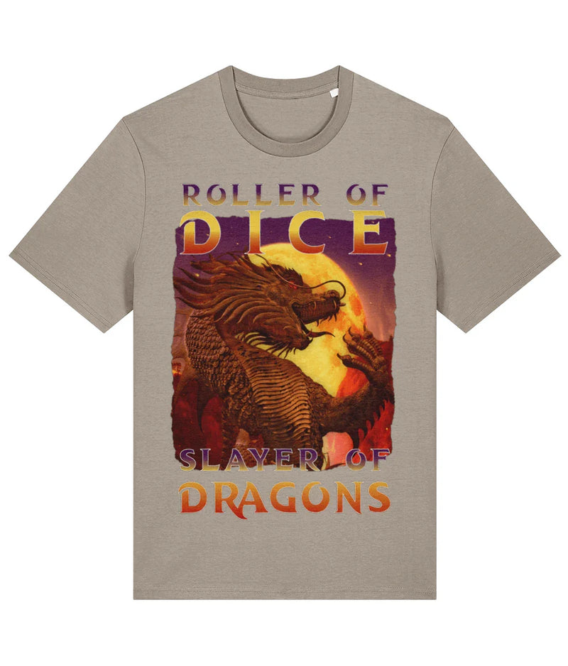 Slayer Of Dragons - RPG - Unisex T-Shirt - DD Music Geek