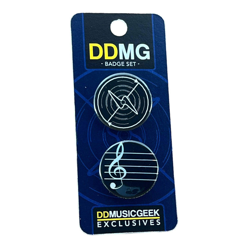 Music Vol 1 - Twin Badge Set - DD Music Geek