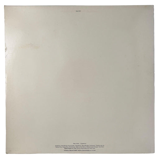 New Order: Substance [Preowned Vinyl] VG+/VG+ - DD Music Geek