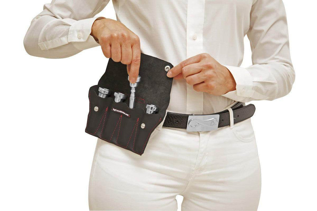 BG Leather 4 Piece Mouthpiece Pouch ~ Trumpet, Cornet & Flugel Horn - DD Music Geek