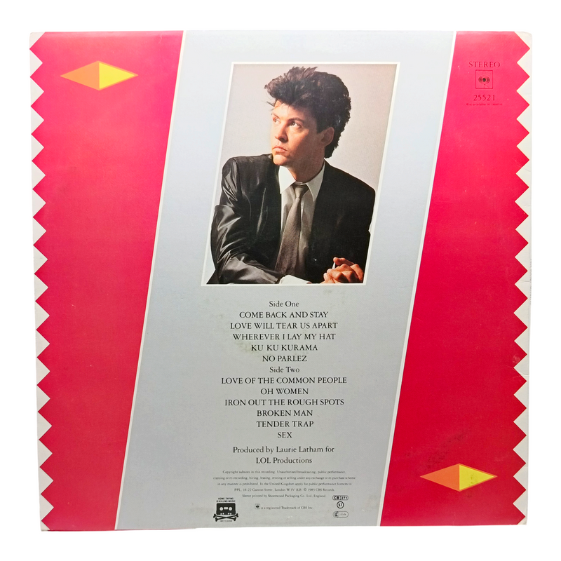 Paul Young - No Parlez - Vinyl LP - Preowned - Back Cover