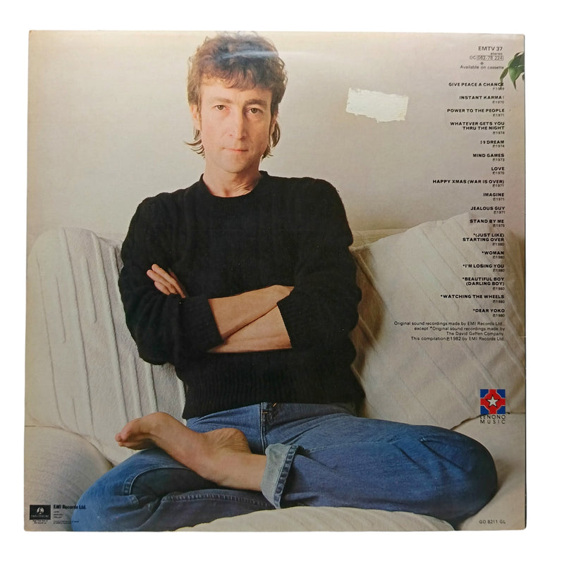 John Lennon - The John Lennon Collection - Vinyl LP - Preowned - Back Cover
