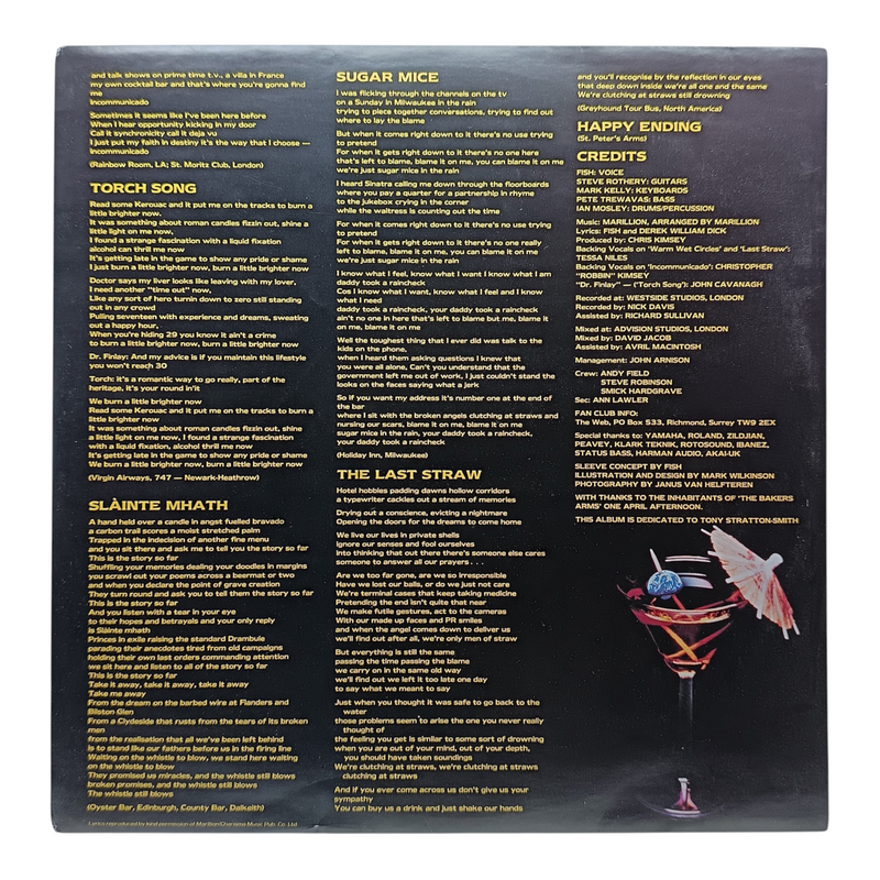 Marillion - Clutching At Straws - Vinyl LP - Preowned