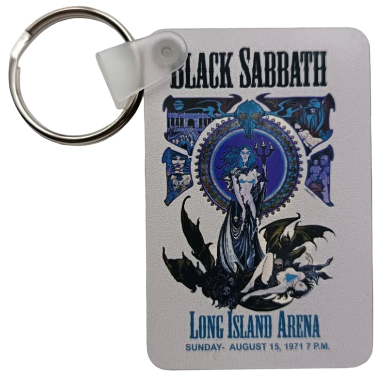 Black Sabbath Long Island Arena 1971 Poster - Keyring - New
