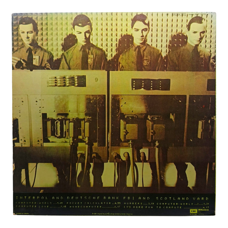 Kraftwerk - Computer World - Vinyl LP - Preowned - Back Cover