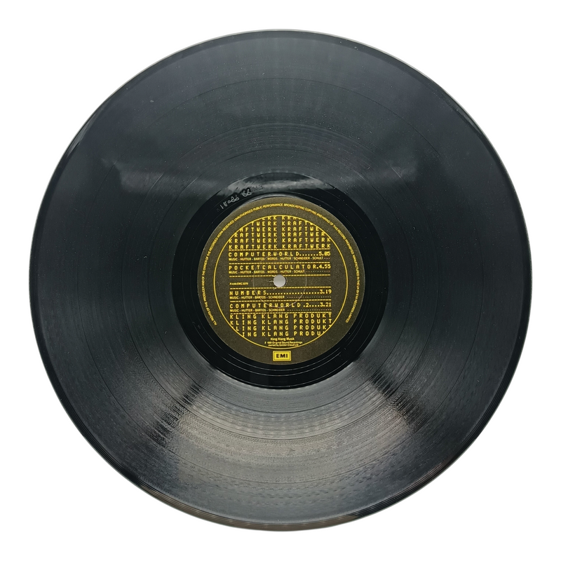 Kraftwerk - Computer World - Vinyl LP - Preowned - Record Label 1