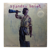 DD Music Geek preowned Spandau Ballet Only When You Leave 12-inch vinyl record cover with vintage illustration