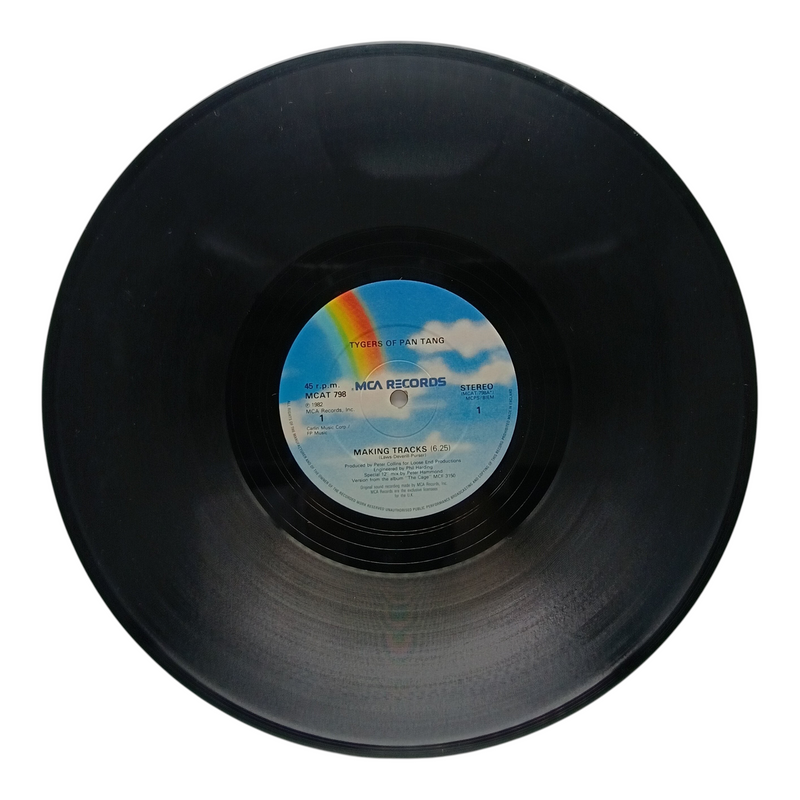 Tygers Of Pan Tang - Making Tracks - 12 Inch Single - Preowned - Record Label 1