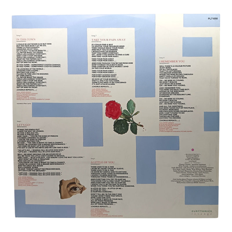 Eurythmics - Revenge - Vinyl LP - Preowned