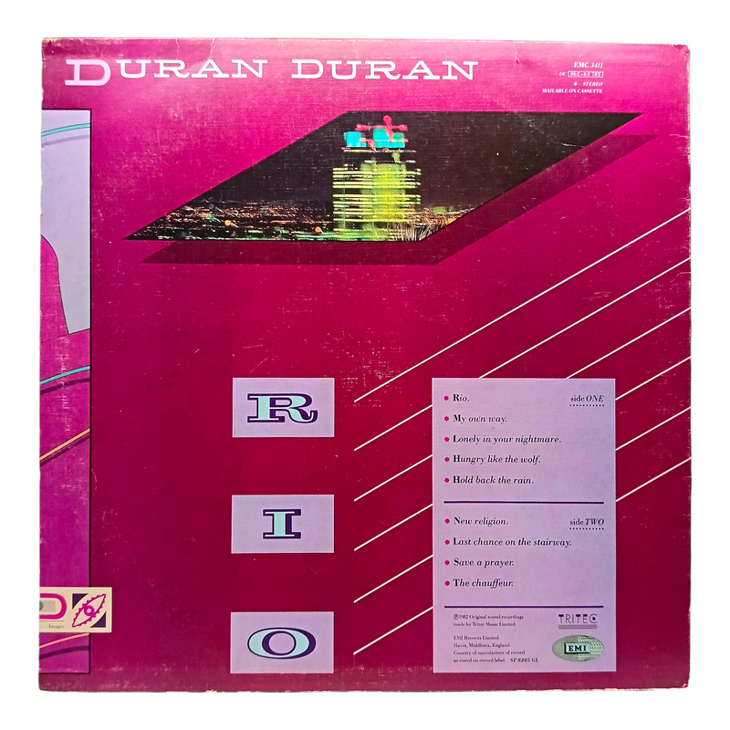 Duran Duran - Rio - Vinyl LP - Preowned