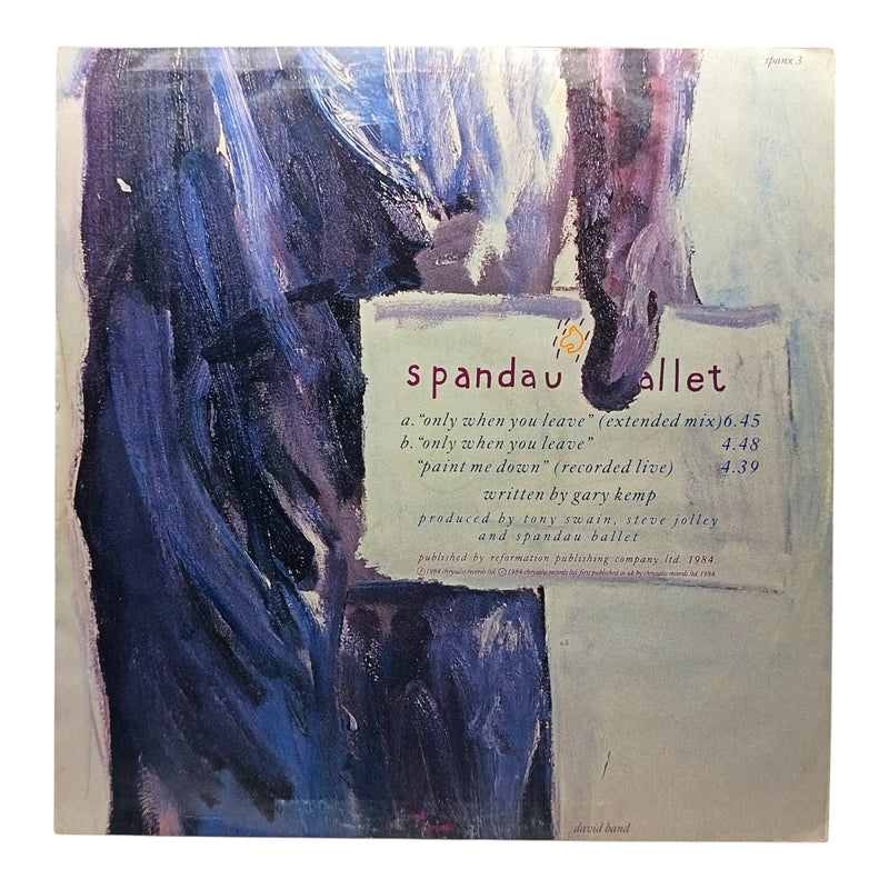 Spandau Ballet - Only When You Leave - Vinyl 12" - Preowned