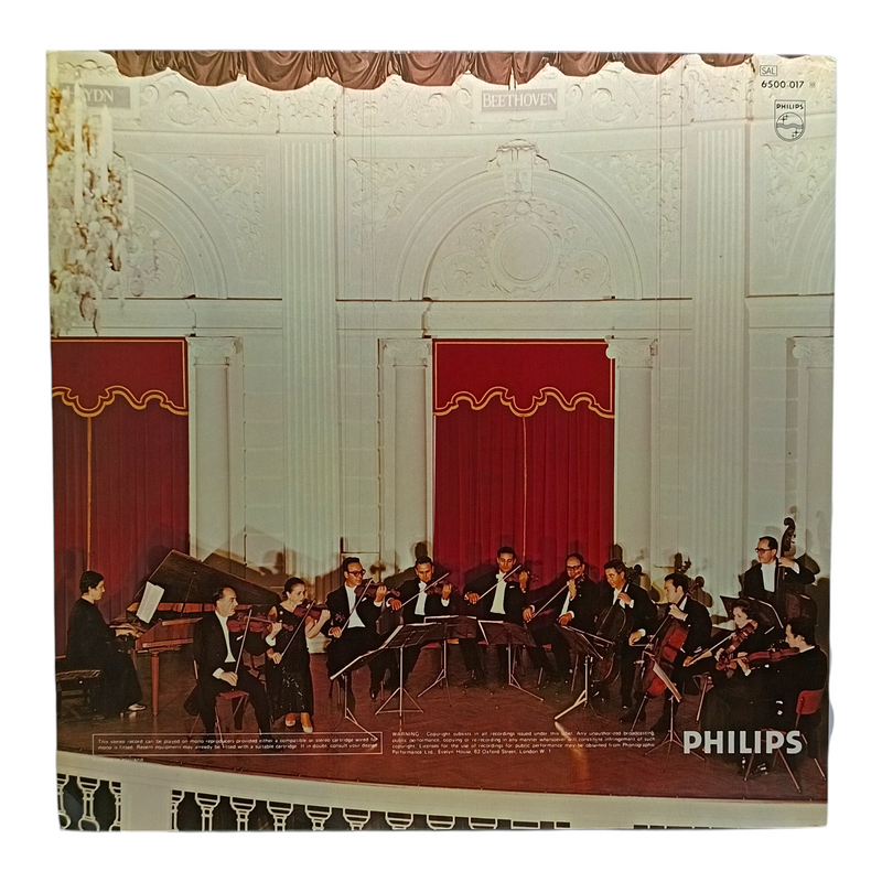 Antonio Vivaldi - Le Quattro Stagioni - Vinyl LP - Preowned - Back Cover