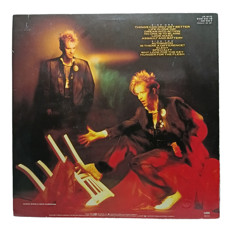 Howard Jones - Dream Into Action - Vinyl LP - Preowned - Back Cover