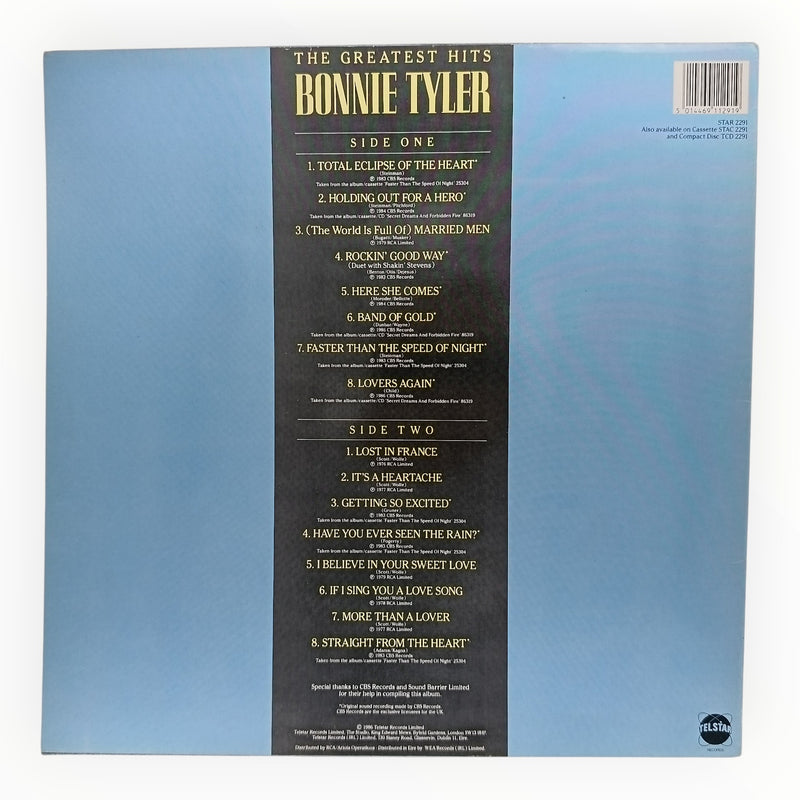 Bonnie Tyler - The Greatest Hits | Vinyl LP | Preowned