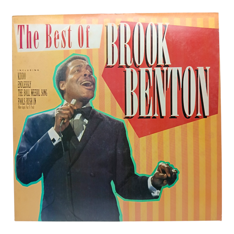 DD Music Geek preowned vinyl LP of The Best Of Brook Benton, 1984 Philips compilation with vintage cover art.